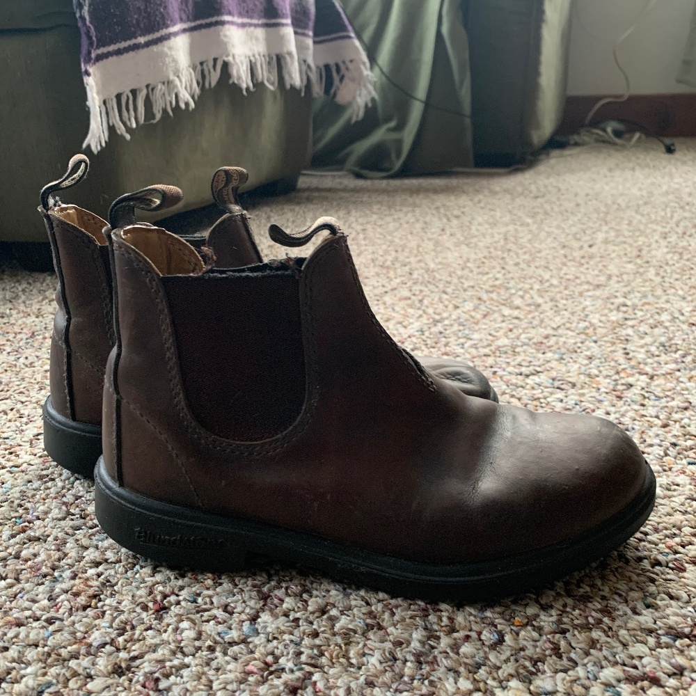 Brown Blundstone boots